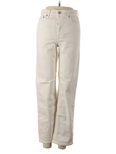 Pre-owned Denim Forum Jeans In Ivory