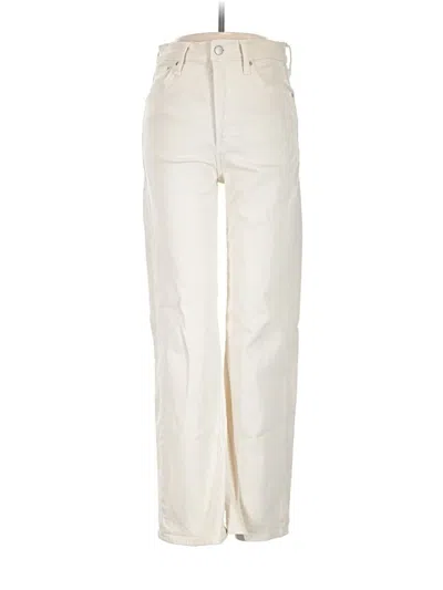 Pre-owned Denim Forum Jeans In Ivory
