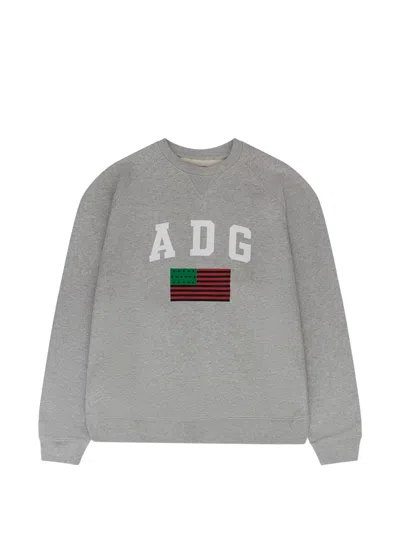 Denim Tears 1619 Long-sleeve Sweatshirt In Gray
