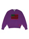 Denim Tears 1619 Pan African Flag Sweater In Purple