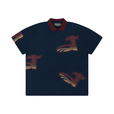 Pre-owned Denim Tears 24 Polo 'blue' | Men's Size S
