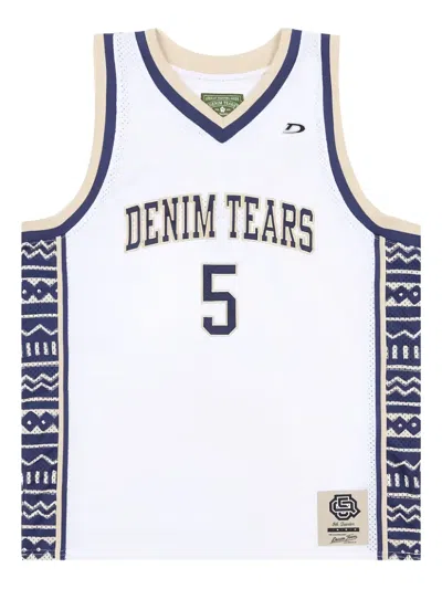 Denim Tears 5q Game Jersey In Animal Print