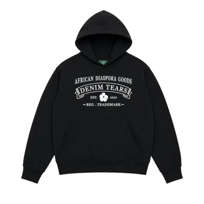 Pre-owned Denim Tears Adg Hoodie 'black/white' | Men's Size Xxl