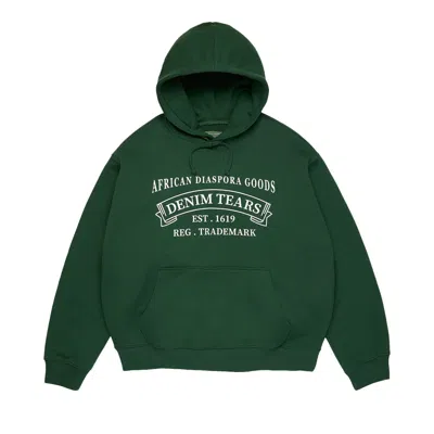 Pre-owned Denim Tears Adg Hoodie 'green' | Men's Size S