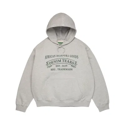 Pre-owned Denim Tears Adg Hoodie 'grey' | Men's Size S In Gray