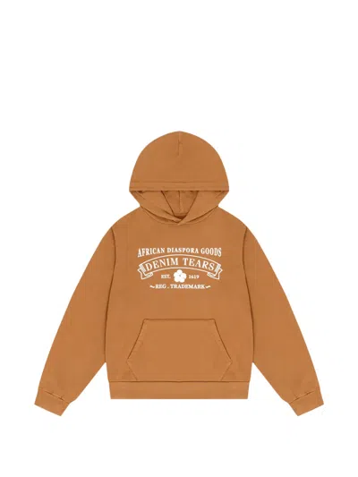 Denim Tears Adg Hoodie In Orange