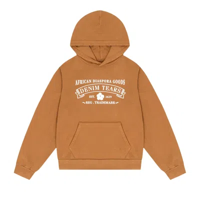 Pre-owned Denim Tears Adg Hoodie 'washed Brown'