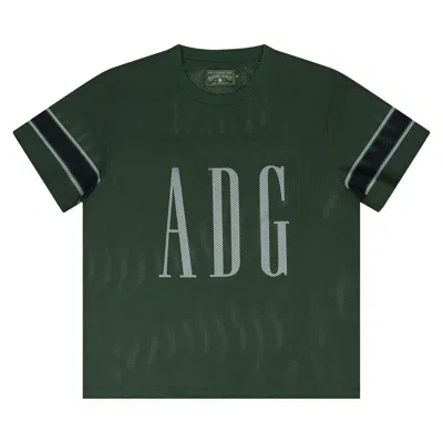 Pre-owned Denim Tears Adg Inc. Varsity Tee 'green' | Men's Size L