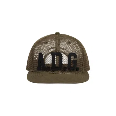 Pre-owned Denim Tears Adg Mesh Cap 'olive' | Green | Men's Size Onesize