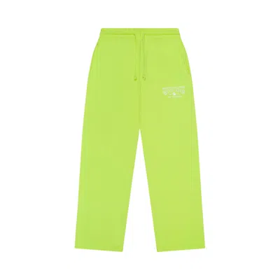 Pre-owned Denim Tears Adg Sweatpants 'lime' | Green | Men's Size S