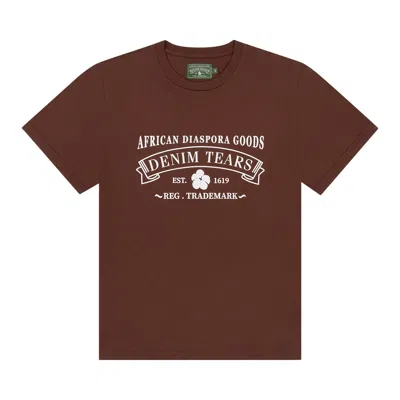 Pre-owned Denim Tears Adg Tee 'brown' | Men's Size L