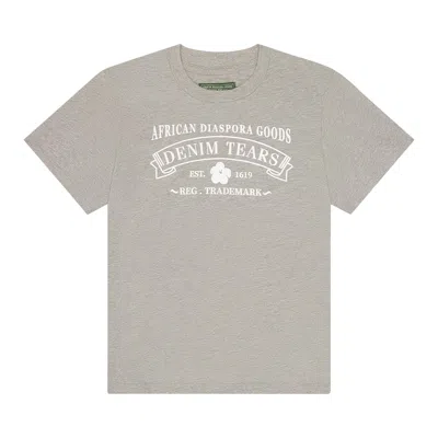 Pre-owned Denim Tears Adg Tee Heather 'grey' | Men's Size Xl In Gray