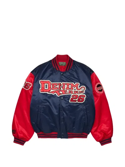Denim Tears Baseball Varsity Jacket In Multi