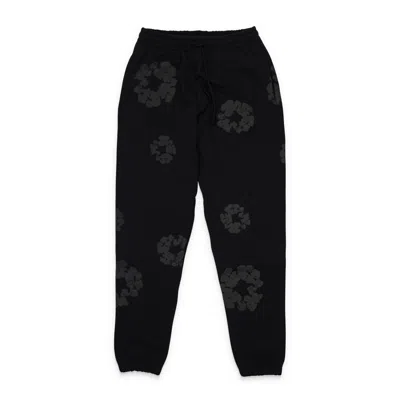 Denim Tears Black Wreath Printed Sweatpants