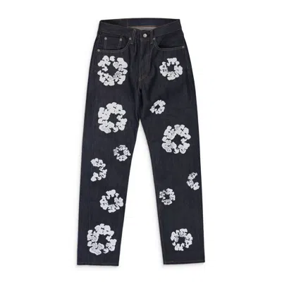 Denim Tears Blue The Cotton Wreath Jeans In Multi