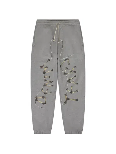 Denim Tears Bones Track Pants In Gray