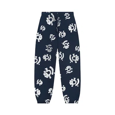 Pre-owned Denim Tears Bstroy Tears Sweatpants 'blue' | Men's Size L