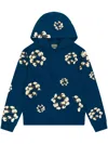 Denim Tears Cactus Tears Wreath Hoodie In Blue