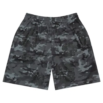 Pre-owned Denim Tears Camo Cotton Wreath Mesh Shorts 'black' | Men's Size Xl