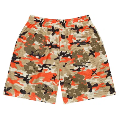 Pre-owned Denim Tears Camo Cotton Wreath Mesh Shorts 'brown' | Men's Size Xxl