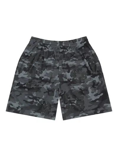 Denim Tears Camo Mesh Shorts In Black