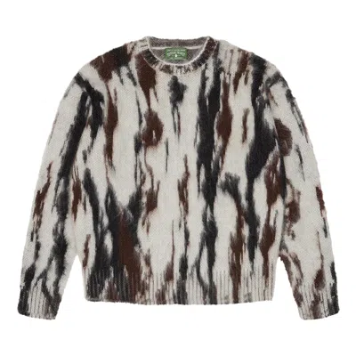 Pre-owned Denim Tears Camo Mohair Crewneck 'white' | Men's Size S