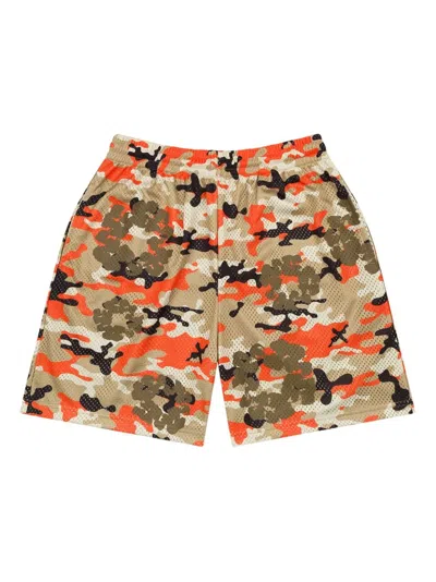 Denim Tears Camouflage Shorts Aus Mesh In Multi