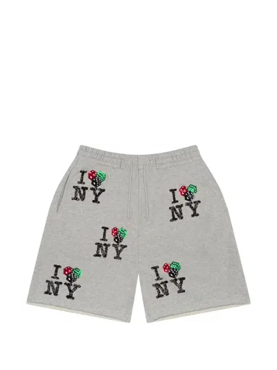 Denim Tears Cee-lo Ny Shorts In Gray
