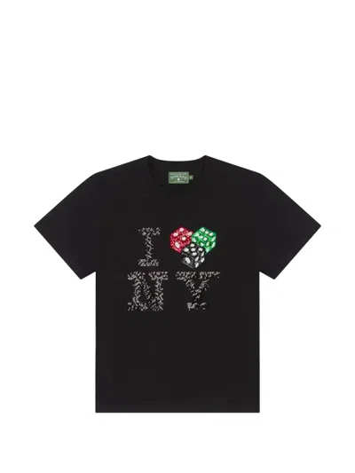 Denim Tears Cee-lo Ny Tee Print T-shirt In Black