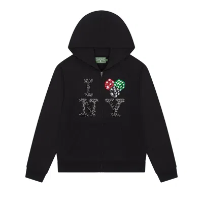 Pre-owned Denim Tears Cee-lo Ny Zip Hoodie 'black' | Men's Size M