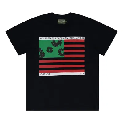 Pre-owned Denim Tears Chicago Pop Up T-shirt 'black' | Men's Size Xxl