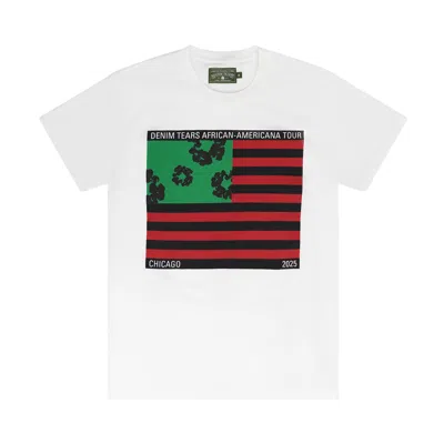 Pre-owned Denim Tears Chicago Pop Up T-shirt 'white' | Men's Size Xxl