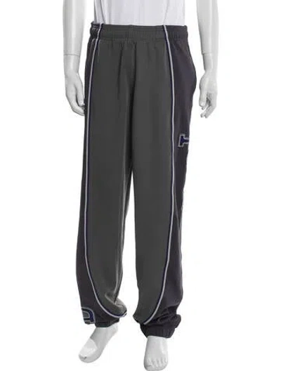 Pre-owned Denim Tears Colorblock Pattern Joggers In Grey