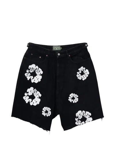 Denim Tears Cotton Denim Shorts In Black