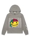 Denim Tears Cotton Graphic Hoodie In Gray