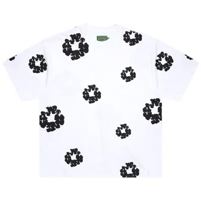 Pre-owned Denim Tears Cotton Wreath 2000s Tee 'white' | Men's Size M