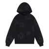 Denim Tears Cotton Wreath Hooded Sweatshirt 'black Monochrome'