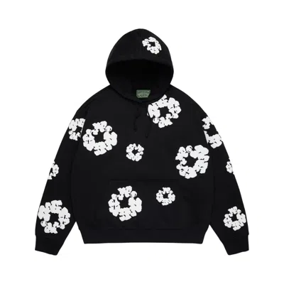 Pre-owned Denim Tears Cotton Wreath Hoodie 'black' | Men's Size L