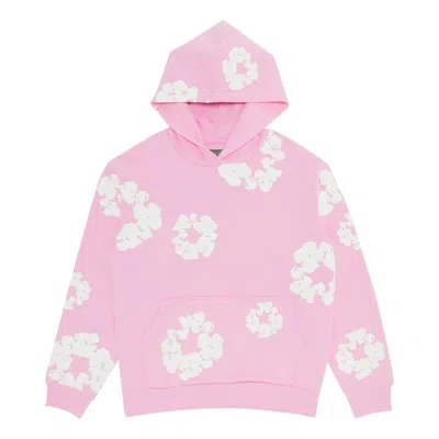 Denim Tears Cotton Wreath Hoodie 'pink White'