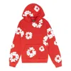Denim Tears Cotton Wreath Hoodie 'red White'