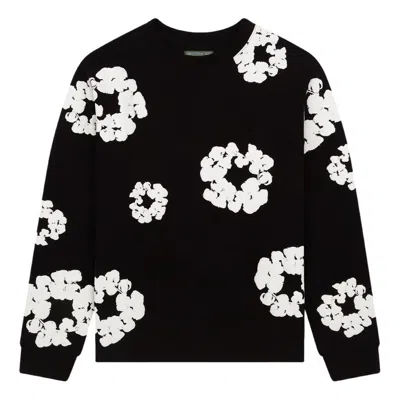 DENIM TEARS DENIM TEARS COTTON WREATH LONG SLEEVES T-SHIRT 'BLACK'