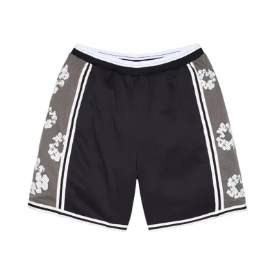Pre-owned Denim Tears Cotton Wreath Olaf Shorts 'black' | Men's Size L