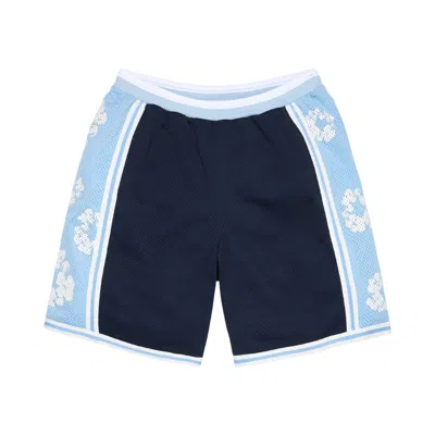 Pre-owned Denim Tears Cotton Wreath Olaf Shorts 'blue' | Men's Size L