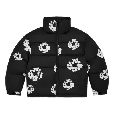 Denim Tears Cotton Wreath Puffer Jacket 'black'