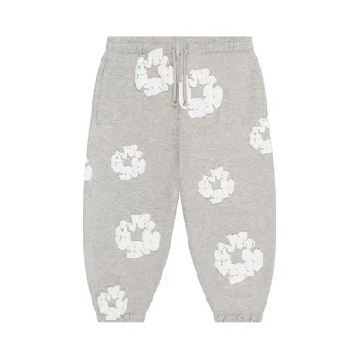 Pre-owned Denim Tears Cotton Wreath Sweatpants 'grey' | Kid's Size 10 In Gray