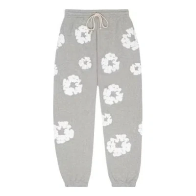 Denim Tears Cotton Wreath Sweatpants 'grey White'