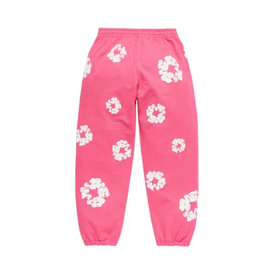 Pre-owned Denim Tears Cotton Wreath Sweatpants 'pink' | Men's Size M