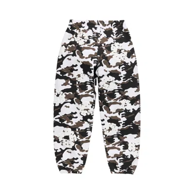 Pre-owned Denim Tears Cotton Wreath Sweatpants Snow 'camo' | White | Men's Size M