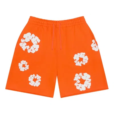 Denim Tears Cotton Wreath Sweatshorts 'orange'