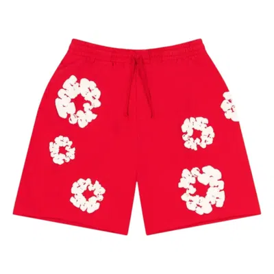 Denim Tears Cotton Wreath Sweatshorts 'red'